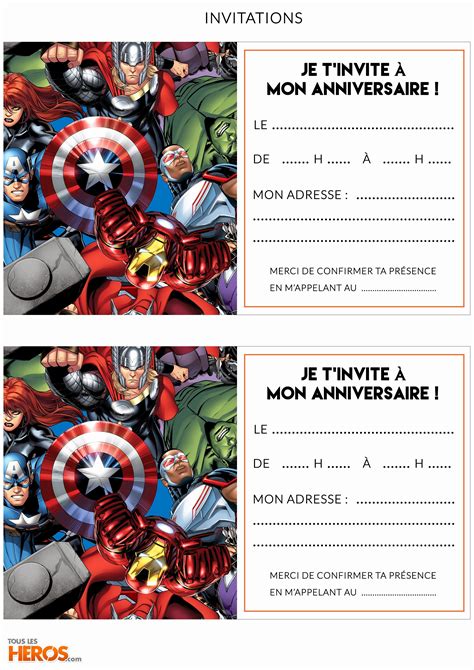 Carte Anniversaire Super Héros Gratuite à Imprimer Épinglé sur Thème super héros